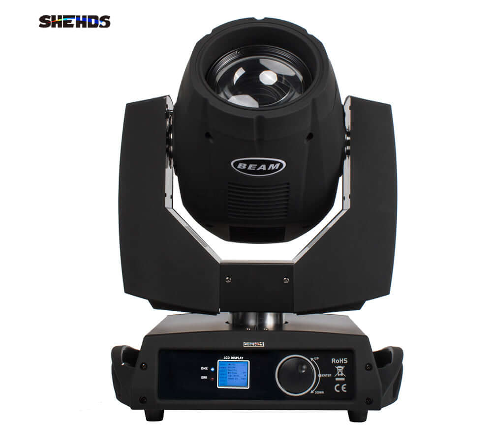 SHEHDS 230W 7R Beam Moving Light Button Version for DJ, Wedding & Theater