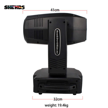 SHEHDS 350W 17R Hybrid Beam & Spot & Wash Moving Head Light