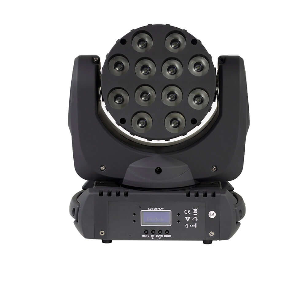 SHEHDS 12x12W RGBW LED Beam Moving Head Light DMX512