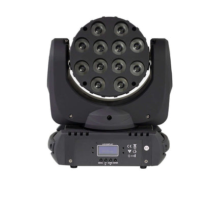 SHEHDS 12x12W RGBW LED Beam Moving Head Light DMX512