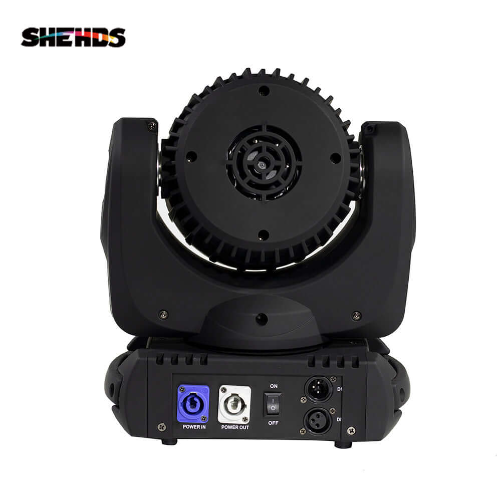 SHEHDS 12x12W RGBW LED Beam Moving Head Light DMX512
