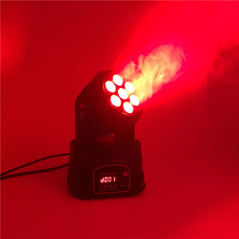 SHEHDS LED 7x12W / 7x18W Wash Moving Head Light