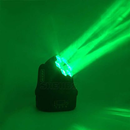 SHEHDS LED Bee Eye Beam & Wash 6x15W RGBW 4in1 Moving Head Light