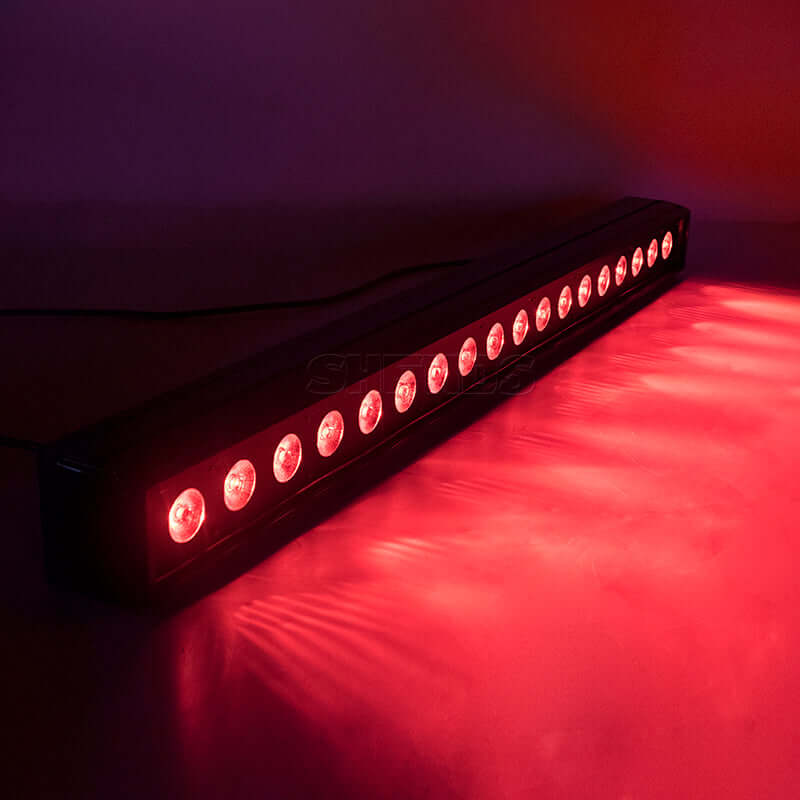 SHEHDS LED Wall Wash Light Bar 6in1 RGBWA+UV Stage Effect Lighting
