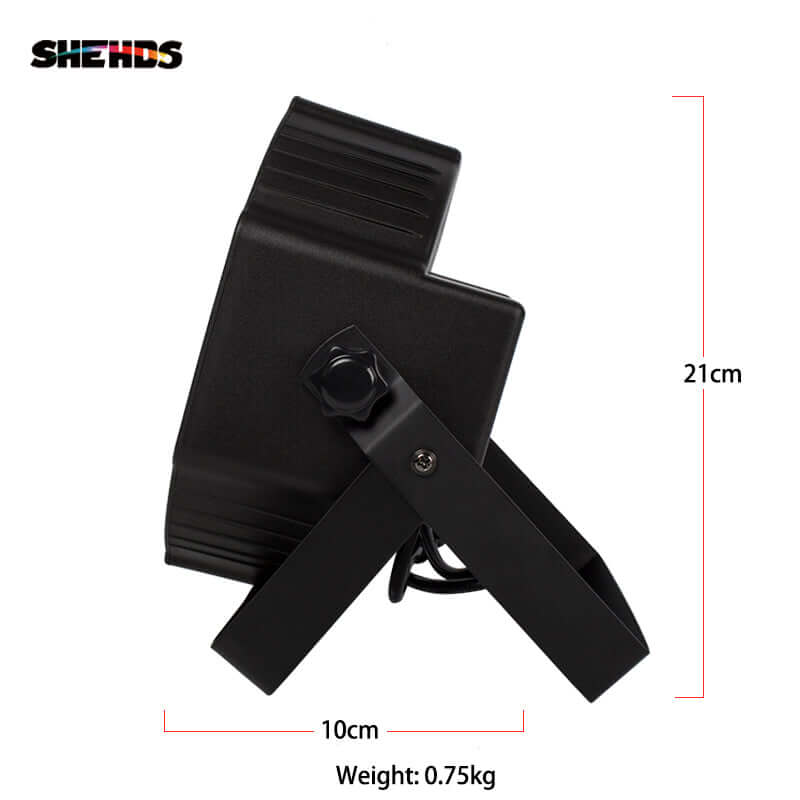 SHEHDS 7x12w RGBW LED Par Light for Church, Wedding