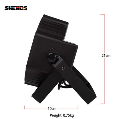 SHEHDS 7x12w RGBW LED Par Light for Church, Wedding