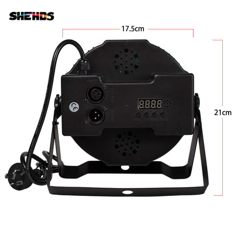 SHEHDS 7x12w RGBW LED Par Light for Church, Wedding