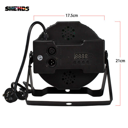 SHEHDS 7x12w RGBW LED Par Light for Church, Wedding