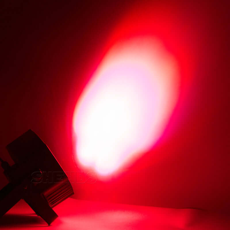 SHEHDS 7x18W LED Par Light Silent Slim RGBWA+UV Stage Lighting