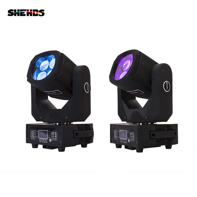 SHEHDS 4x25W RGBW Beam Moving Head Light