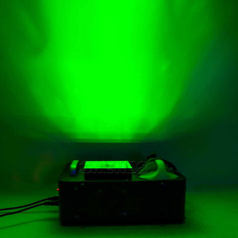 SHEHDS 1500W Fog Machine with 24x9W RGB LED Lights