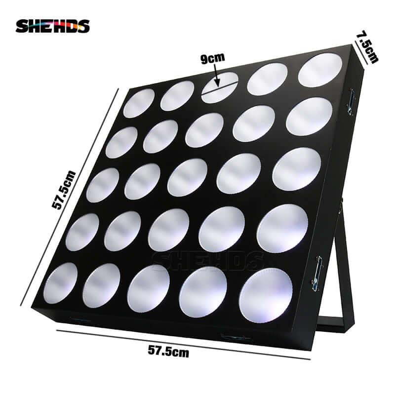SHEHDS 25x30W RGBW LED Matrix Blinder Light