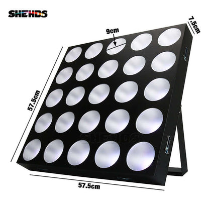 SHEHDS 25x30W RGBW LED Matrix Blinder Light