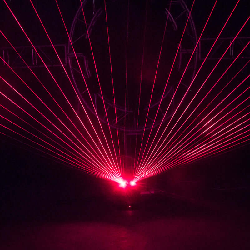 SHEHDS 16X3W LED Football Beam & Laser & Strobe 3in1 Moving head light With Red & Green Laser