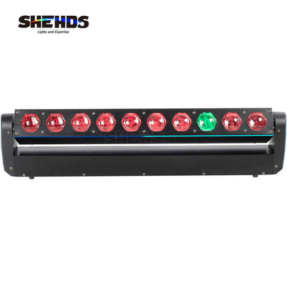 SHEHDS LED 10x40W RGBW 4in1 Wall Wash & Beam Moving Head Light