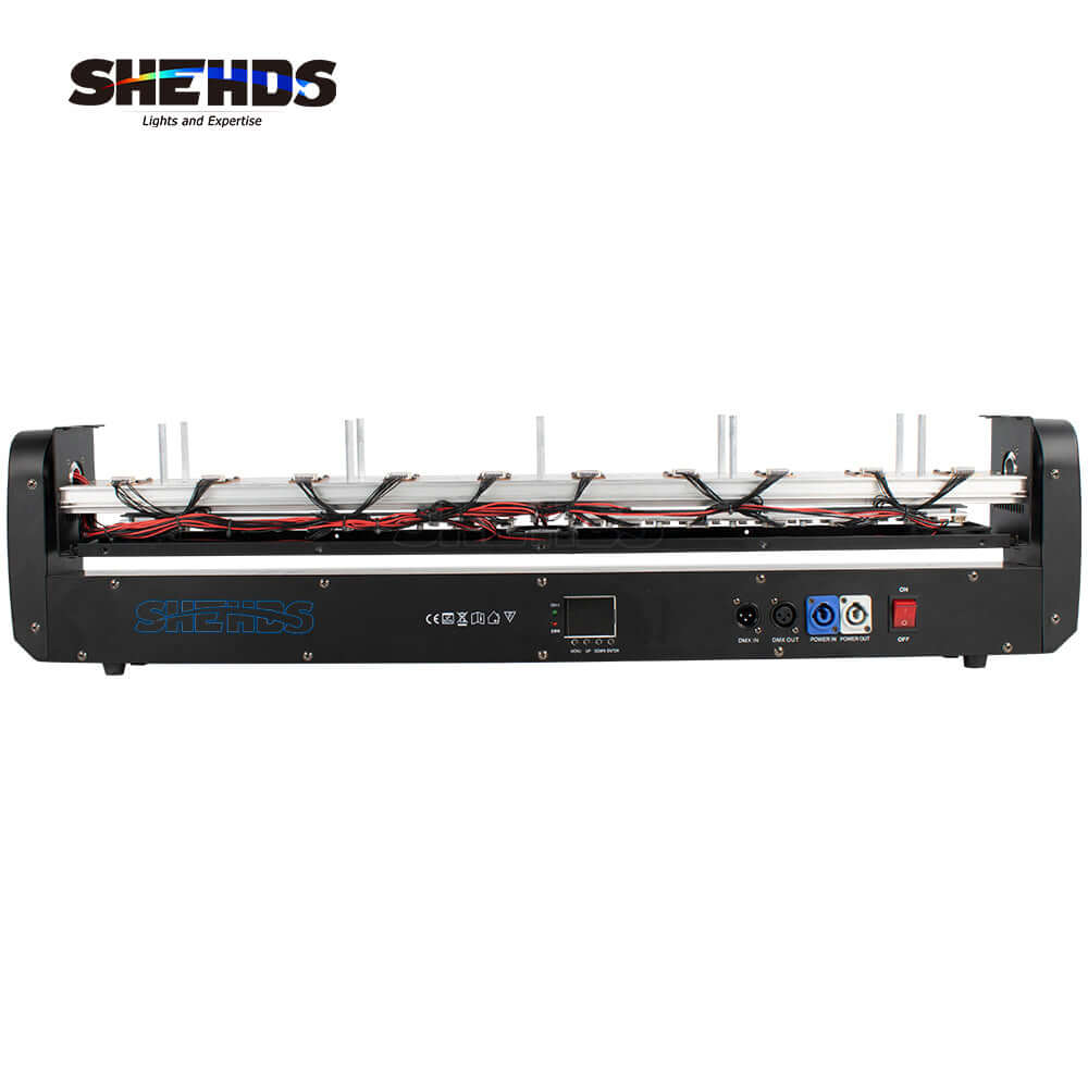 SHEHDS LED 10x40W RGBW 4in1 Wall Wash & Beam Moving Head Light