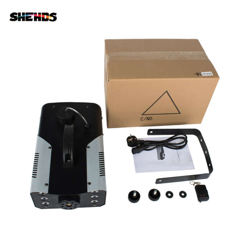 SHEHDS 900W LED Fog Machine With RGB 3in1 Light Effect
