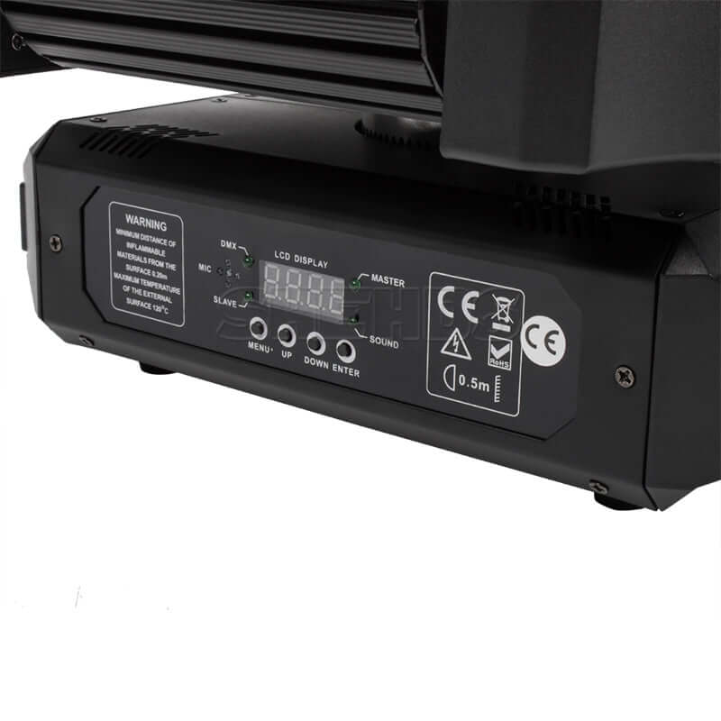 SHEHDS Mini LED Beam Spider 9x10W RGBW Moving Head Light