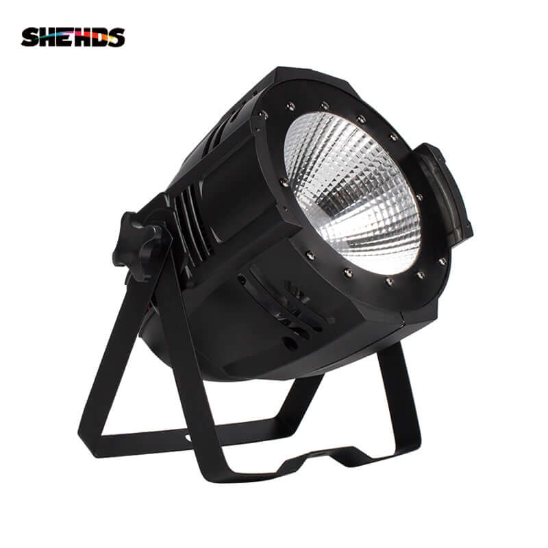 SHEHDS 200W COB Blinder LED Par RGBWA+UV 6in1 Barndoors