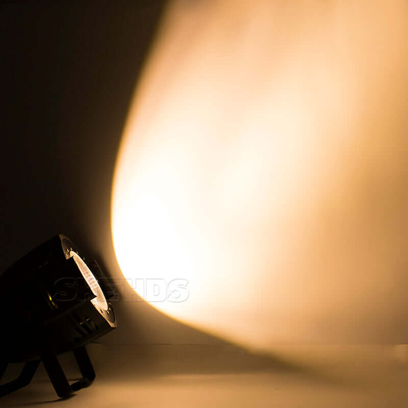 SHEHDS 200W COB LED Par Light Cool & Warm White Barndoors