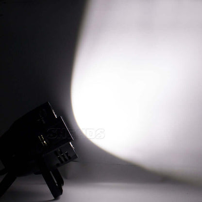 SHEHDS 200W COB LED Par Light Cool & Warm White Barndoors