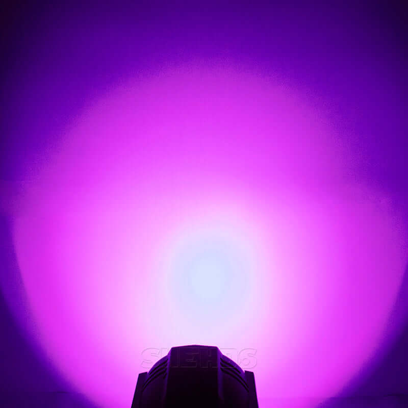 SHEHDS 200W COB Blinder LED Par RGBWA+UV 6in1 Barndoors