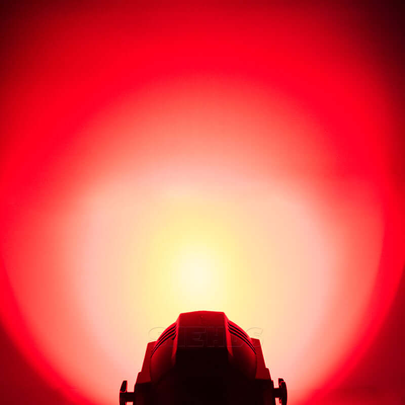 SHEHDS 200W COB Blinder LED Par RGBWA+UV 6in1 Barndoors