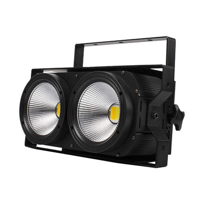 SHEHDS 2 Eyes 200W LED COB Blinder Light With Cool & Warm White for Modular Setup