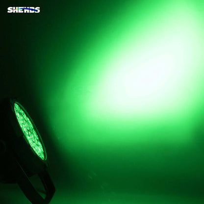 SHEHDS IP65 Waterproof LED Par Light 18x18W 6in1 RGBWA+UV Outdoor Stage Lighting