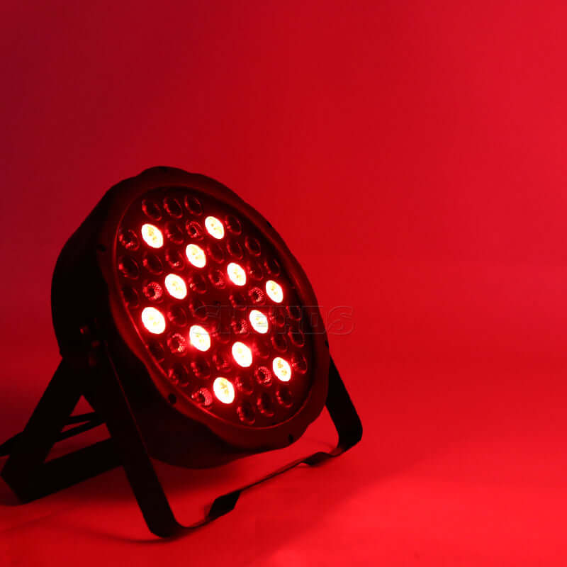 SHEHDS 54x3W RGBW Silent Slim LED Par Color Mixing Wash Light