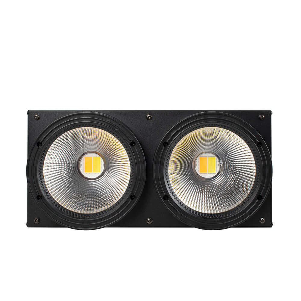 SHEHDS Blinder LED COB Light 2 Eyes 200W Cool & Warm White