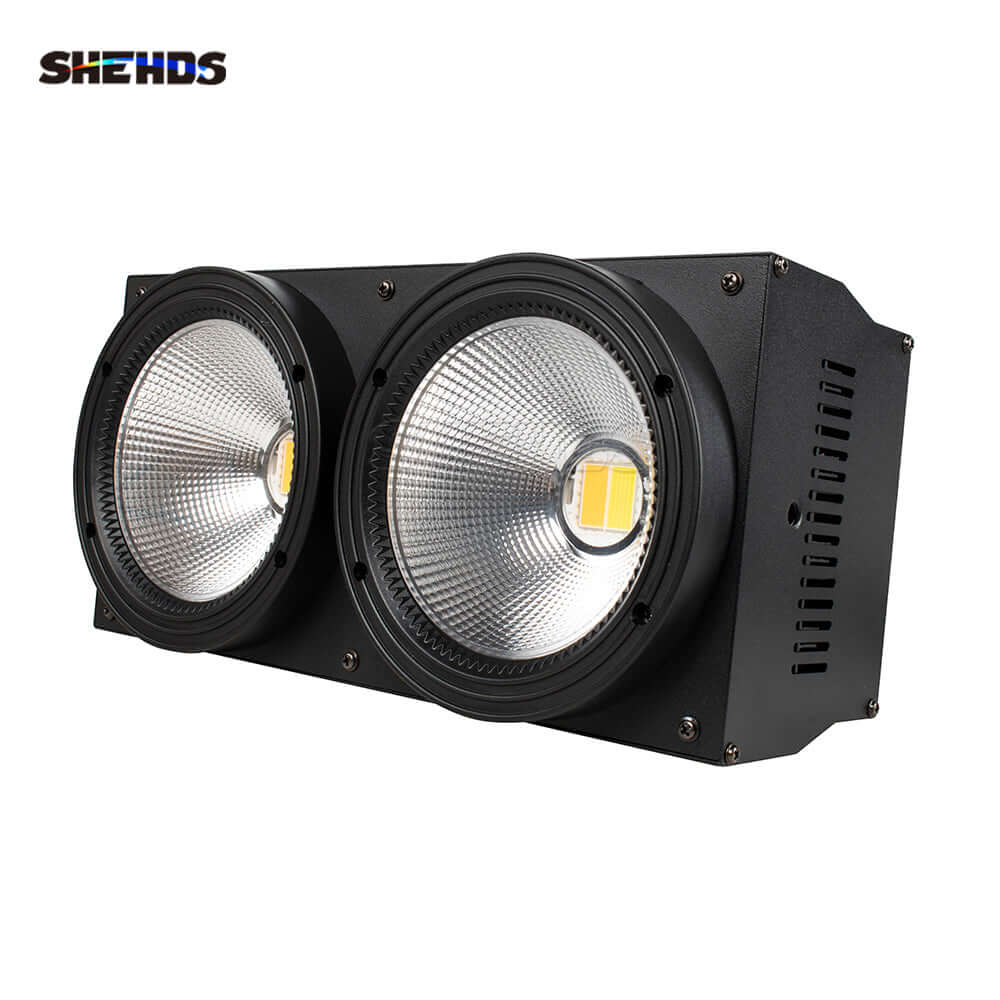 SHEHDS Blinder LED COB Light 2 Eyes 200W Cool & Warm White