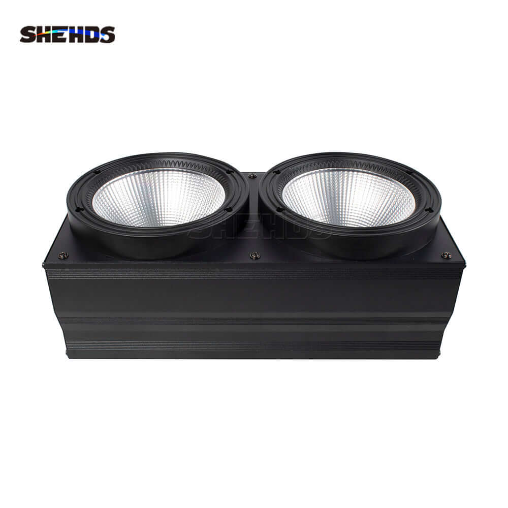 SHEHDS Blinder LED COB Light 2 Eyes 200W Cool & Warm White