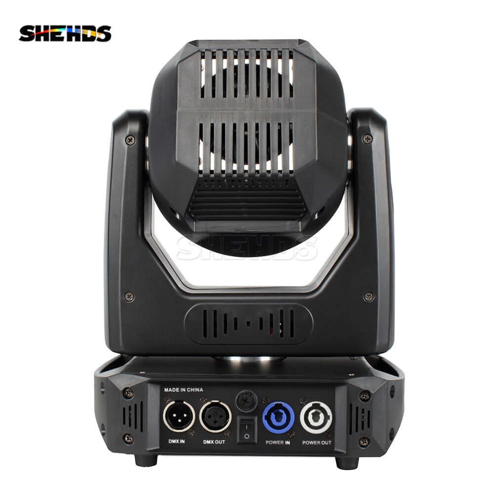 SHEHDS 100W Moving Head Gobo Spot Light 6 Prism with LCD Display