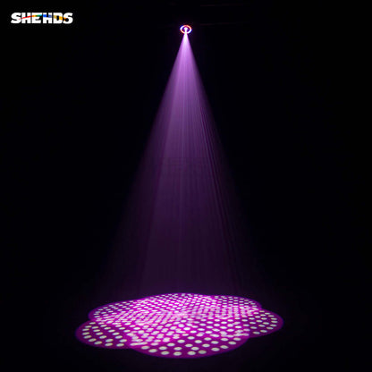 SHEHDS LED 100W 6-Prism Gobo Moving Head Light With LED Ring & LCD Display