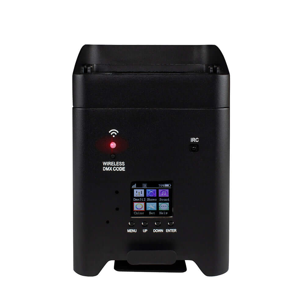 SHEHDS Wireless Battery LED Uplight Par Light 6x18W 6in1 RGBAW+UV With Remote Control