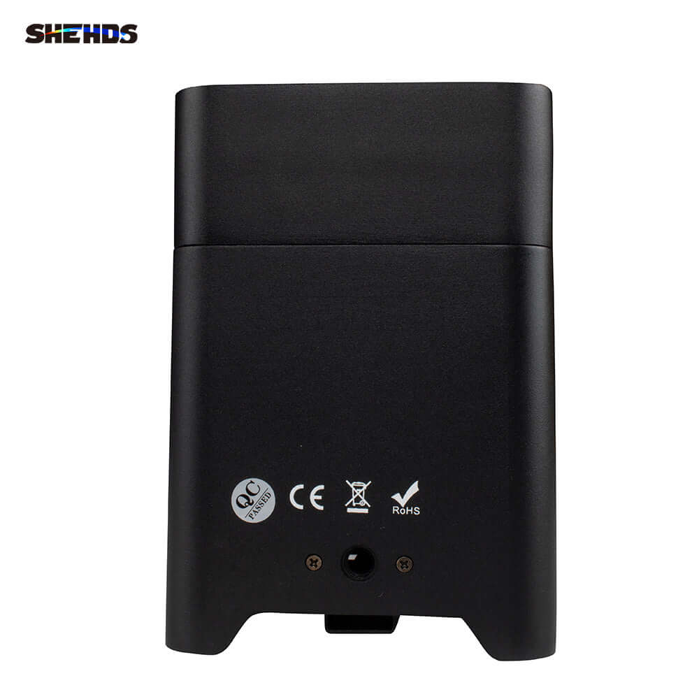SHEHDS Wireless Battery LED Uplight Par Light 6x18W 6in1 RGBAW+UV With Remote Control