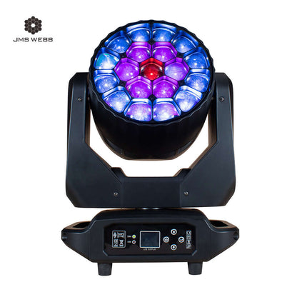 JMS WEBB  LED Bee Eye 19x20W & 19x40W RGBW Wash Moving Head Light