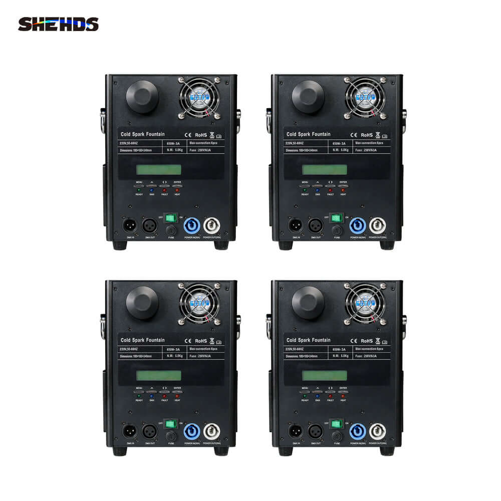 SHEHDS 650W Wireless Firework Cold Spark Machine
