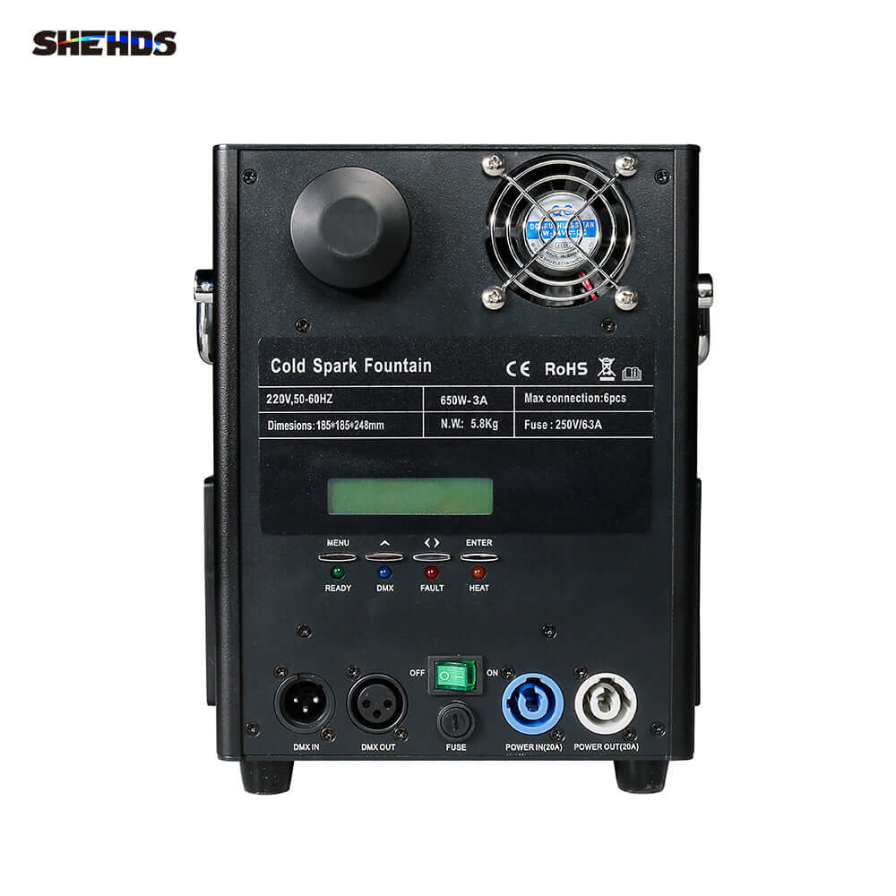 SHEHDS 650W Wireless Firework Cold Spark Machine