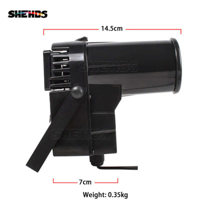 SHEHDS 10W Mini LED Spotlight DMX512 Stage Light