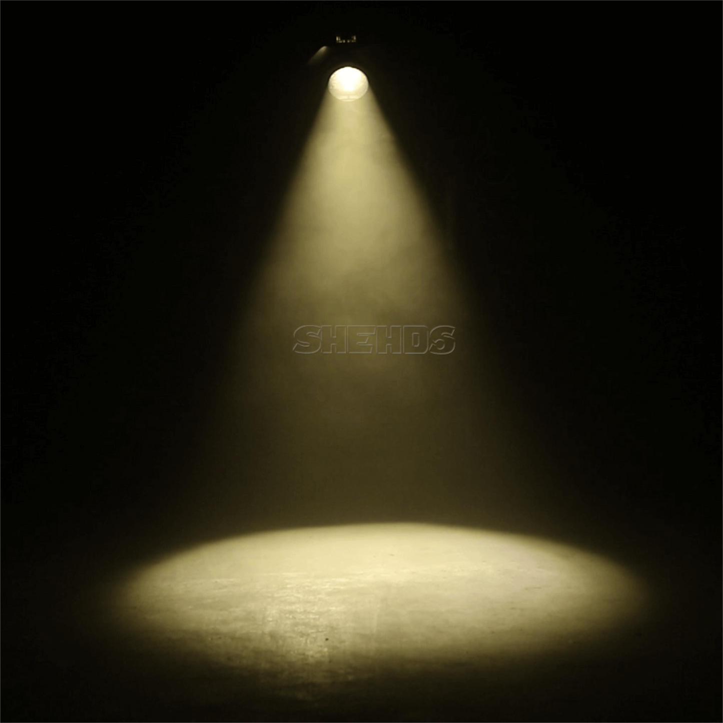 SHEHDS 200W Dual Color COB Zoom Par Light with Barndoors, Warm & Cool White, DMX512 Stage Light