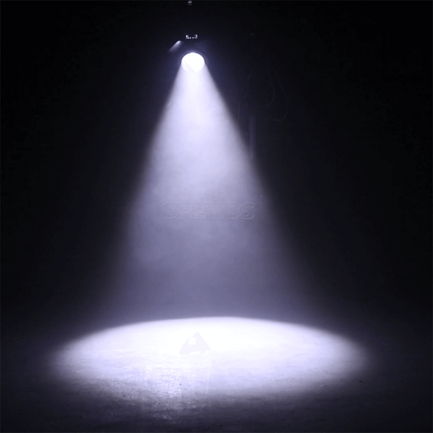 SHEHDS 200W Dual Color COB Zoom Par Light with Barndoors, Warm & Cool White, DMX512 Stage Light