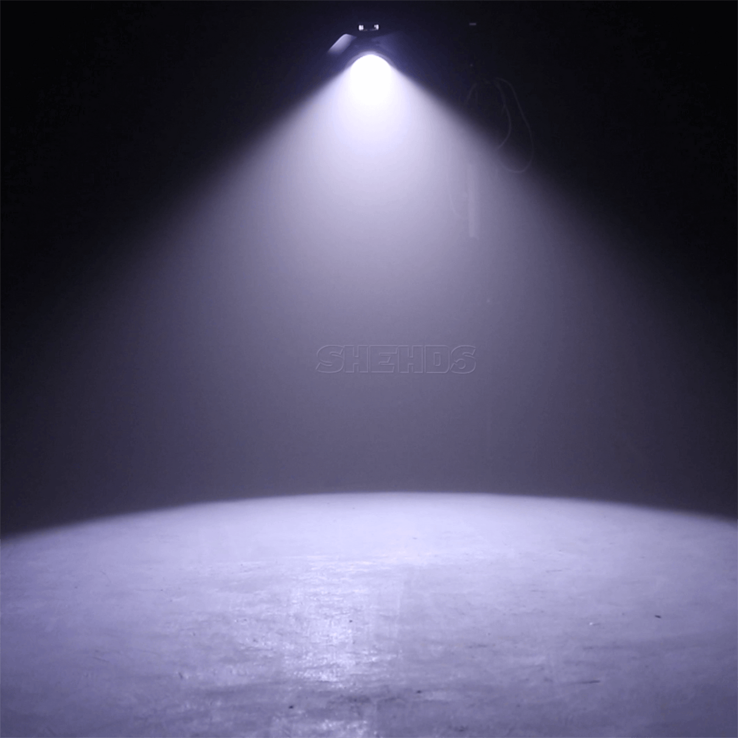 SHEHDS 200W Dual Color COB Zoom Par Light with Barndoors, Warm & Cool White, DMX512 Stage Light