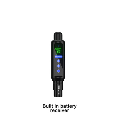 Wireless  DMX 512 Transmitter & Receiver 2.4G Battery Receiver with OLED Touch For Stage Light