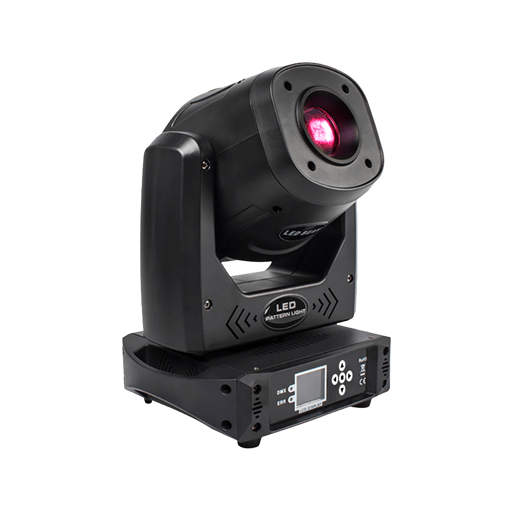 SHEHDS 100W Moving Head Gobo Spot Light 6 Prism with LCD Display