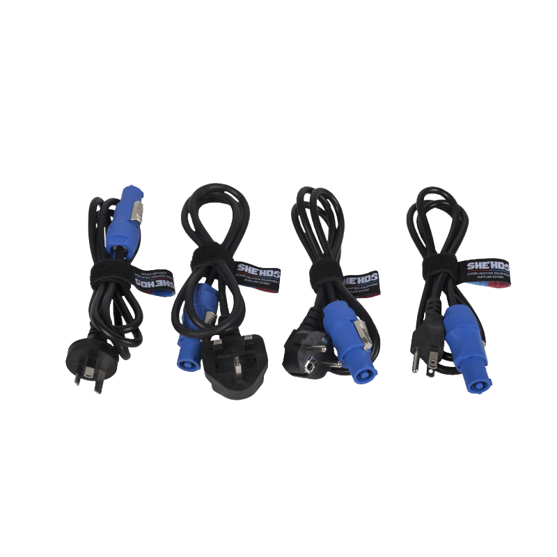 SHEHDS PowerCon Connector Standard Blue & White Power Plug