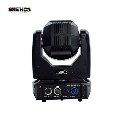 SHEHDS 80W LED Spotlight With 3-Prism Gobo Light