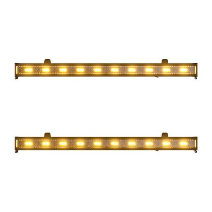 SHEHDS Waterproof LED Retro 10x20W Amber Strobe Light Zero Noise Outdoor