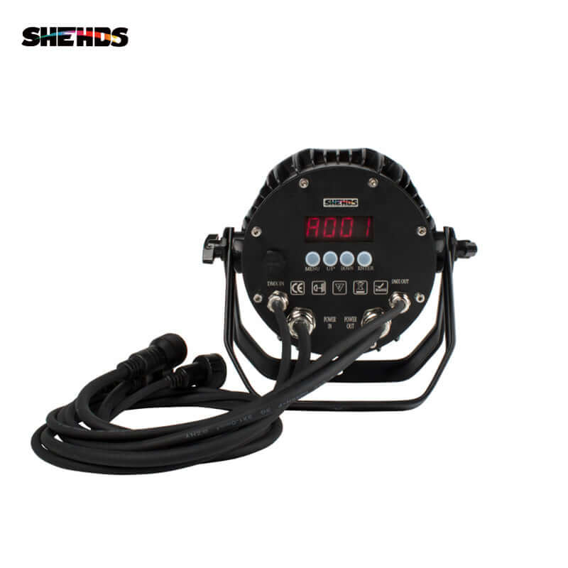 SHEHDS Waterproof LED Par Light 7x12W RGBW / 7x18 RGBWA+UV